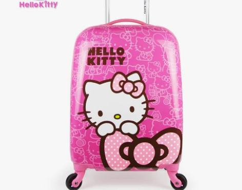 正品HelloKitty儿童拉杆箱女旅行箱...