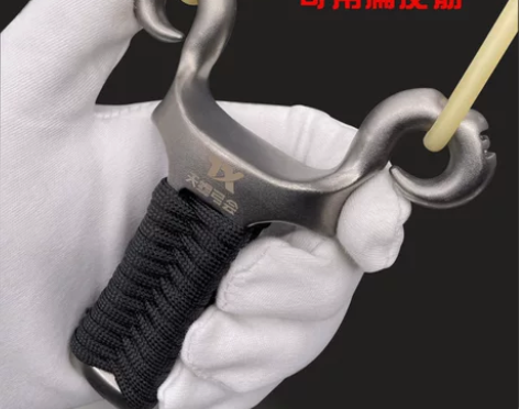 新款天蝎传统弹弓不锈钢304圆皮筋弹弓反曲...