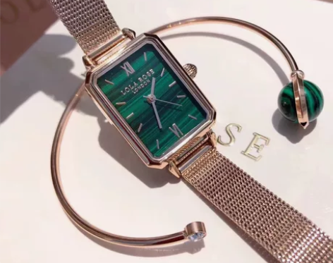 Lola Rose小绿表 手表女防水石英...