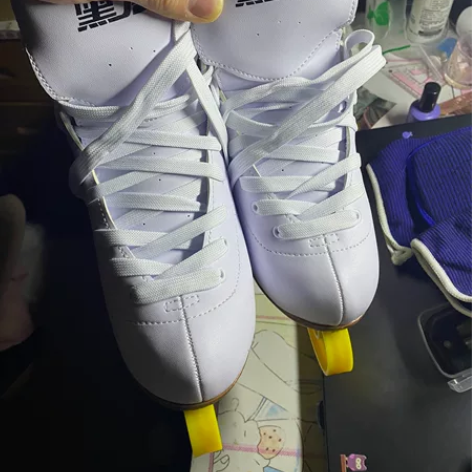 滑冰鞋 黑龙冰刀鞋中极刀刃，适合初学者和有...