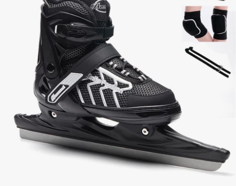 伴威新款速滑冰刀鞋男女成人冰球鞋儿童初学者...