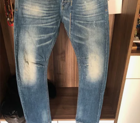 正品,全新Gstar3301小弯刀,男士牛...