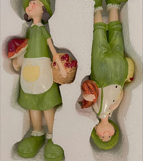 创意古典风情人节礼物乡村小孩摆件树脂工艺品...