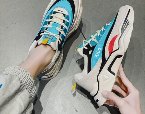 夏季男鞋2022新款潮流百搭网面透气运动休...