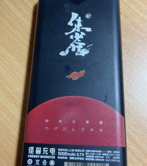 时代少年团怪兽充电宝 保真假的白送 正常使用