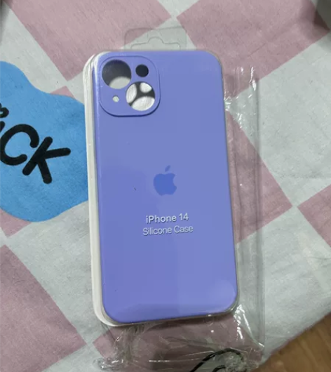 软糯液态硅胶精孔简约纯色iphone14苹...