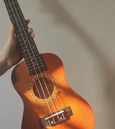 夏威夷弹唱乐器尤克里里 用过几次,几乎全新...