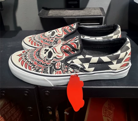 ［断码清仓］75元 范斯Vans低帮休闲板...