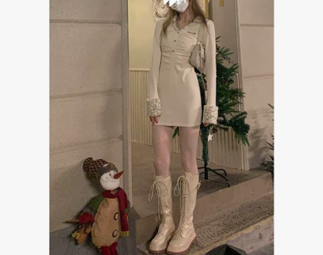 DREAM SEVEN77白色辣妹裙女20...