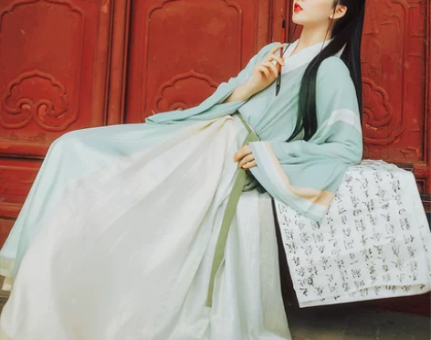 【淡竹叶】花朝记汉服原创 魏晋制复原款襦裙...