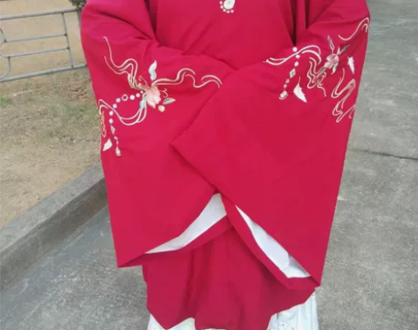 艺缕原创汉服女【牡丹记】袄裙刺绣立领褶裙日...