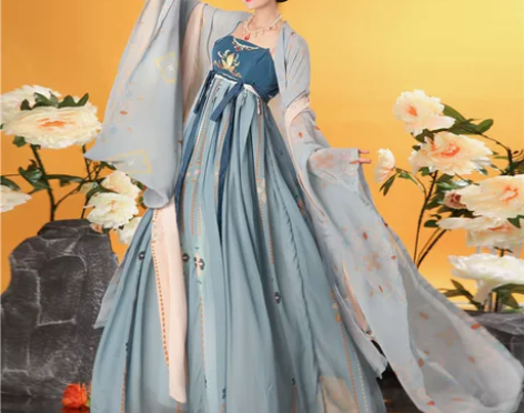 【狂欢价】汉旭至尊红颜唐制诃子裙汉服女正品...