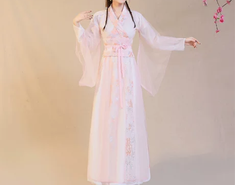 原创汉服女古装超仙气古风学生改良版中国风交...