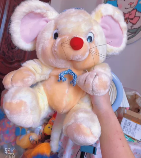 老料老鼠！包子脸蛋。成色好软糯暖橘粉。手感...