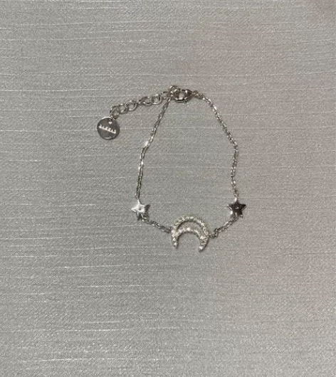 小众原创设计感轻奢施华水晶黄金银色钻石星星...