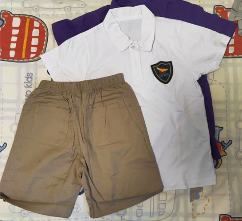 明天幼儿园夏季校服，全新，尺寸130 感兴...
