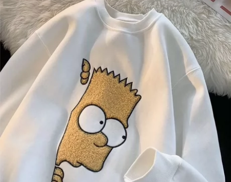 MIXGEORA秋冬季宽松圆领卫衣男春季加...