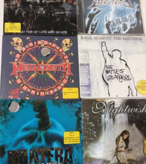 摇滚CD重金属乐队铁娘子夜愿潘多拉愤怒机器...