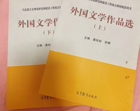 出外国文学作品选  高等教育出版社 25两本