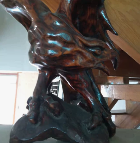 铁木木雕一对，2000年入手，可单卖 感兴...