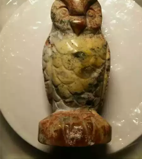 青田寿山，高瞻远瞩， 明察秋毫，摆件，玉雕...