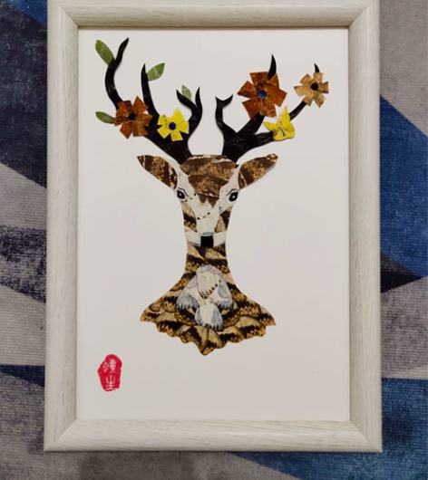 蝴蝶画蝶翅画《一路平安》又称为蝶翅画，全部...