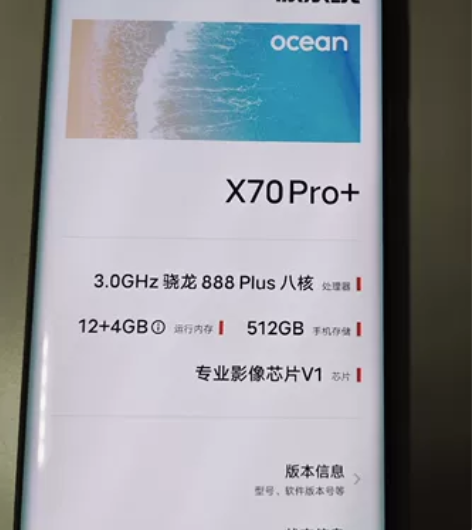 vivo x70pro+  12+512g...