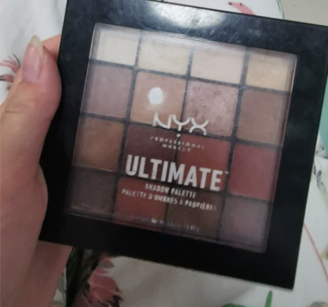 5/nyx16色眼影盘大地色亮晶晶闪粉亮片...