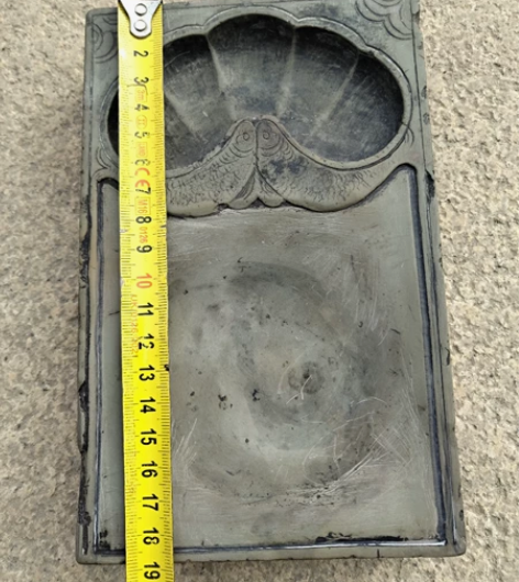 明代端砚雕工精湛，硕大厚重品相好 感兴趣的...