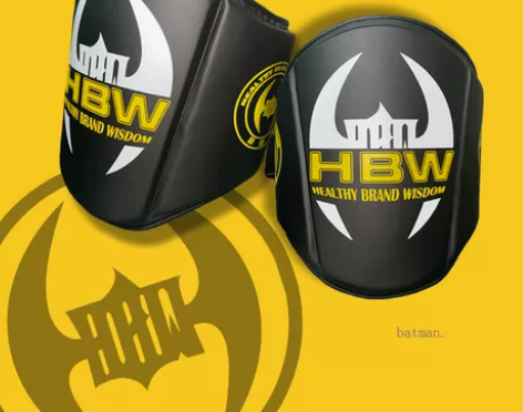 hbw泰拳散打拳击护胸靶腰靶加厚跆拳道搏击...