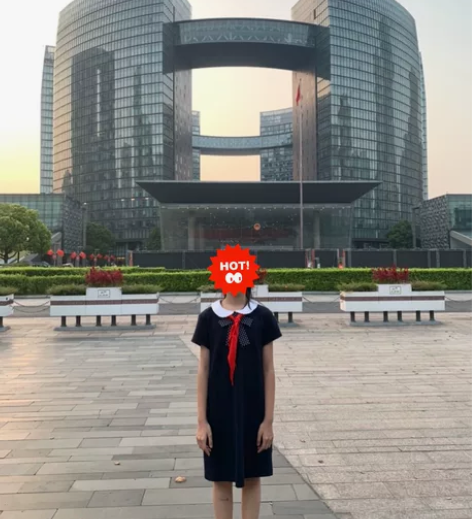 童装女裙夏季新品女童休闲裙子花边翻领时尚休...