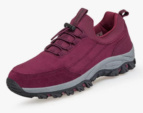 秋冬老人鞋女士妈妈鞋轻便舒适健步鞋防滑软底...