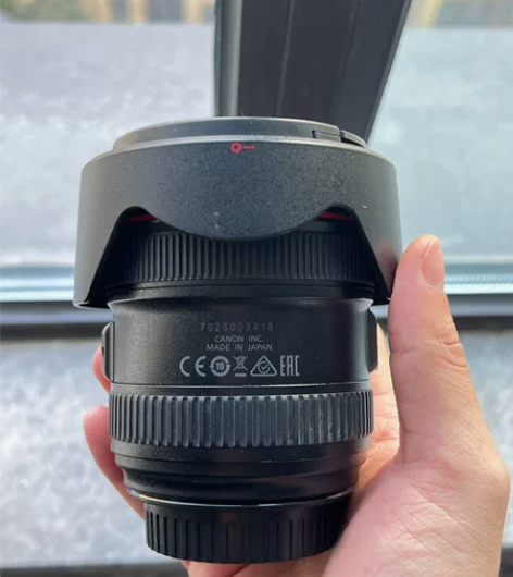 出9.9新的佳能2470 F4镜头，自己买...
