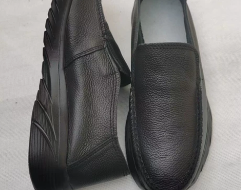 【处理牛皮男鞋牛皮休闲鞋】秋冬季真皮套脚男...