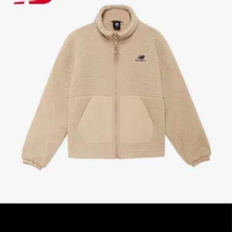 New balance 新百伦羊羔毛外套女...