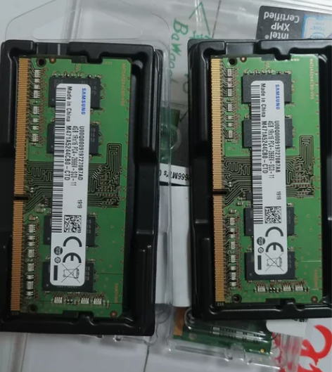 8张笔记本拆机内存，都是4G的DDR4； ...