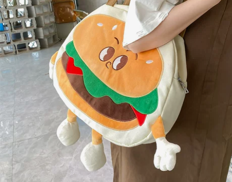 可爱大容量包包女2022新款卡通帆布包小众...