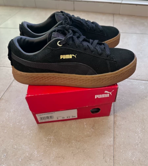 PUMA/彪马春季女子蕾哈娜松糕鞋低帮厚底...