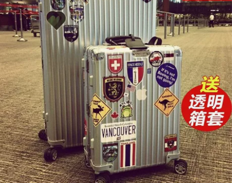 SGG金属铝框行李箱24/30万向轮拉杆箱...