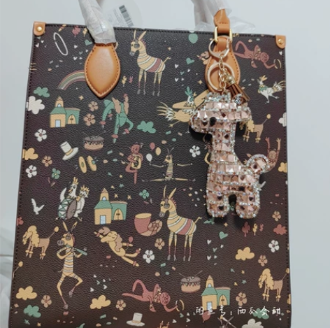 bromen bags/不莱玫   棕色花...