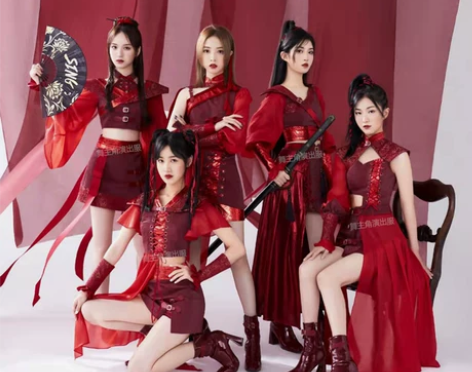 女团繁星少女组sing同款演出服女学生中国...