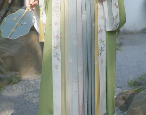 兰若庭 汉服 宋制 百迭 宋抹 对襟 吊带...