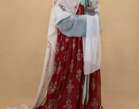 汉服租赁 丹青荟传统服饰 敦煌供养人 礼佛...