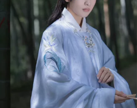 司南阁原创【无妄】汉服男女款明制兰花圆领袍...