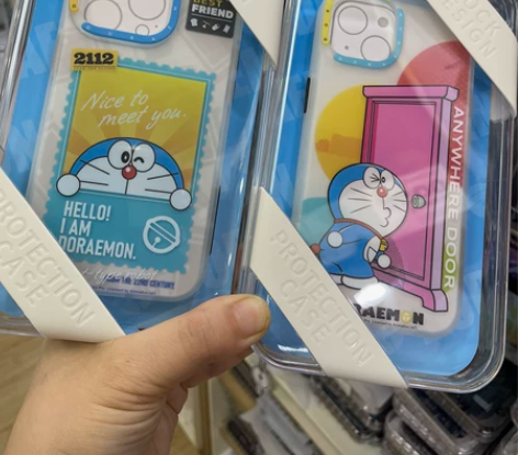洛克印象哆啦A梦苹果13系列潮牌手机防摔保...