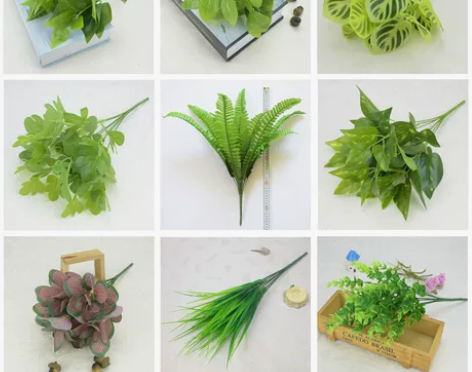 单束假花仿真绿植假植物小草花塑料花栅栏花