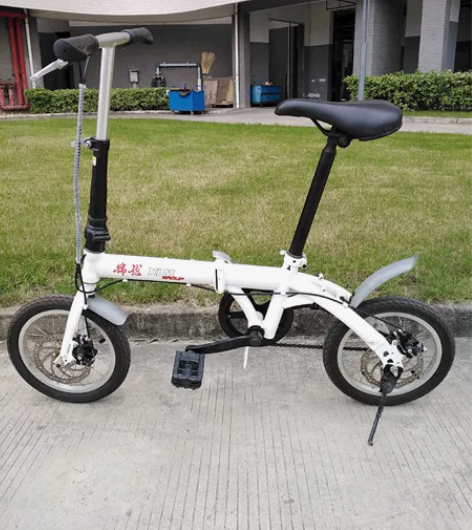 14寸折叠自行车，大人小孩都合适，用了半年...