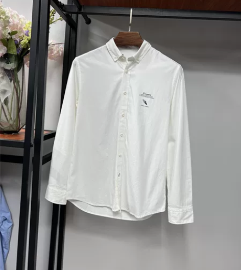 买一件少一件海澜之家男士白色长袖衬衫休闲时...