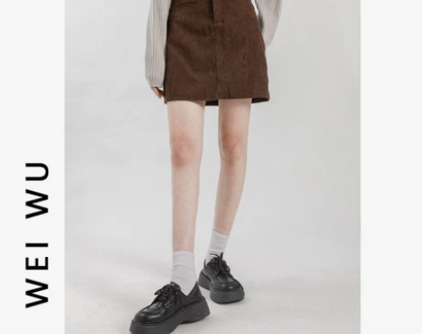 A字裙 短裙 高腰半身裙新款百搭A字包臀短...