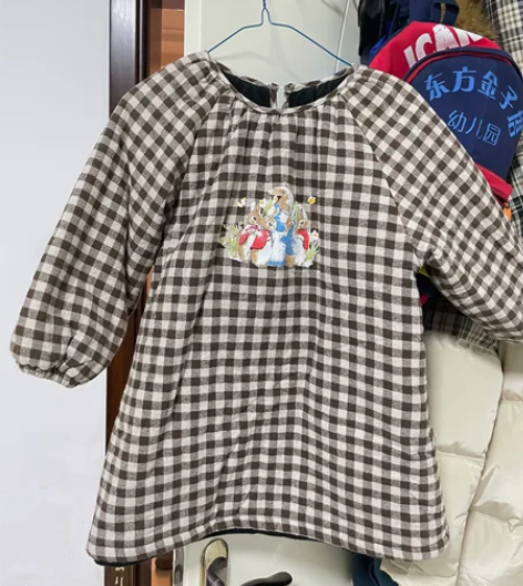 女童日系风加绒连衣裙  整个都是加绒的 大...